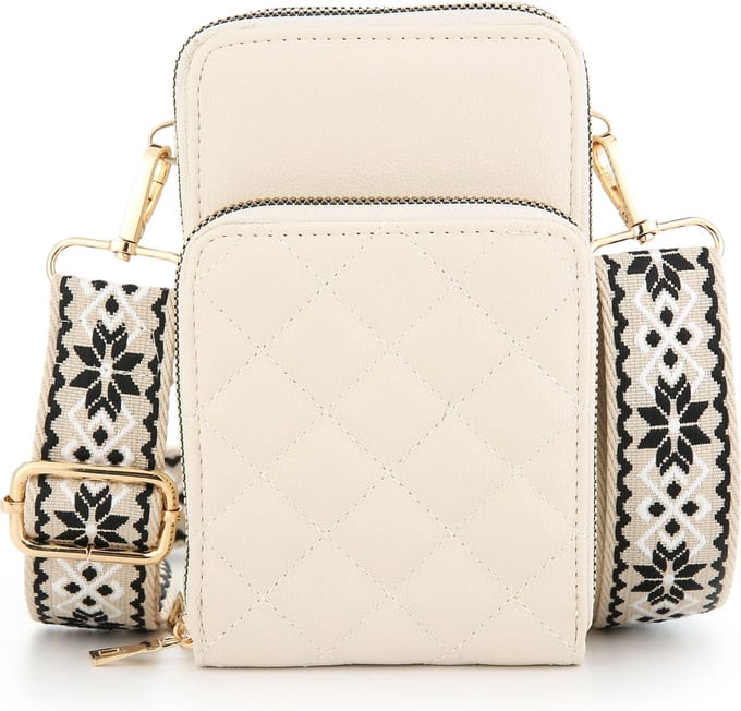 Michelle Tas - Crossbody - Beige - Luxe Bagstrap