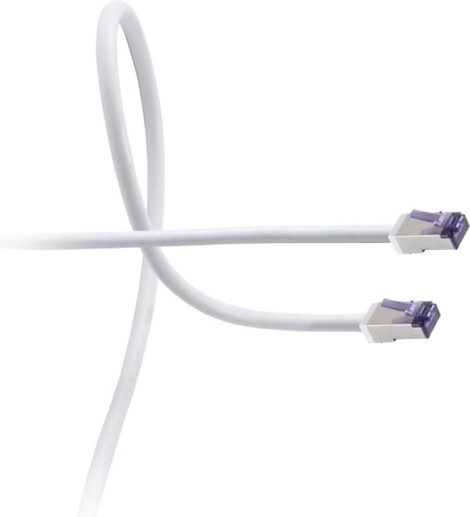 Flexline S/FTP CAT6a 10 Gigabit netwerkkabel / grijs - PVC - 15 meter