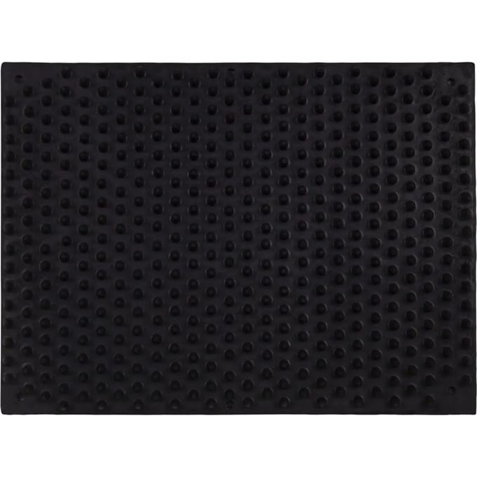 QHP SCHUUR/MASSAGE MAT 30X40CM Zwart