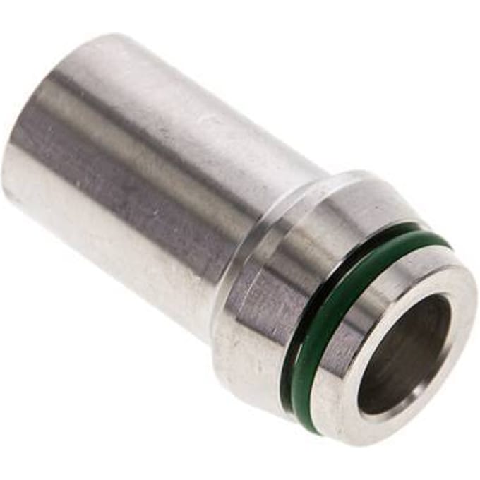 20x3.5mm RVS Rechte met Lasverbinding 400bar FKM O-ring ISO 8434-1