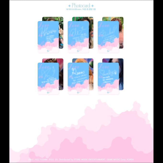 ILY:1 [Love in Bloom] Album / ILY1 Album 1EA blue