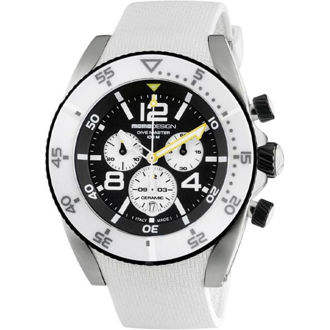 MOMO Design Dive Master MD1281WT-21 Horloge Heren 46 mm 10 ATM