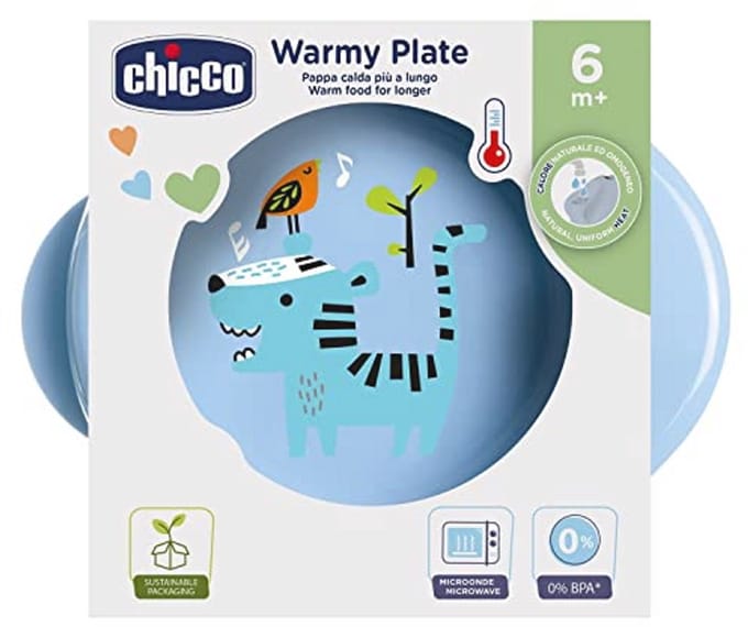 Warmhoudplaat voor Baby's 6M+, Blauw