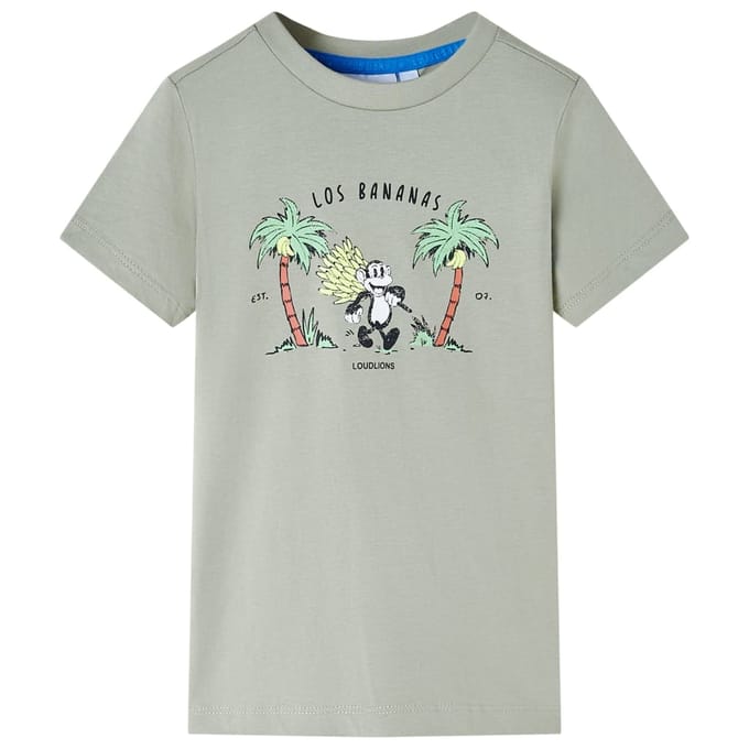 vidaXL - Kindershirt - 140 - lichtkakikleurig