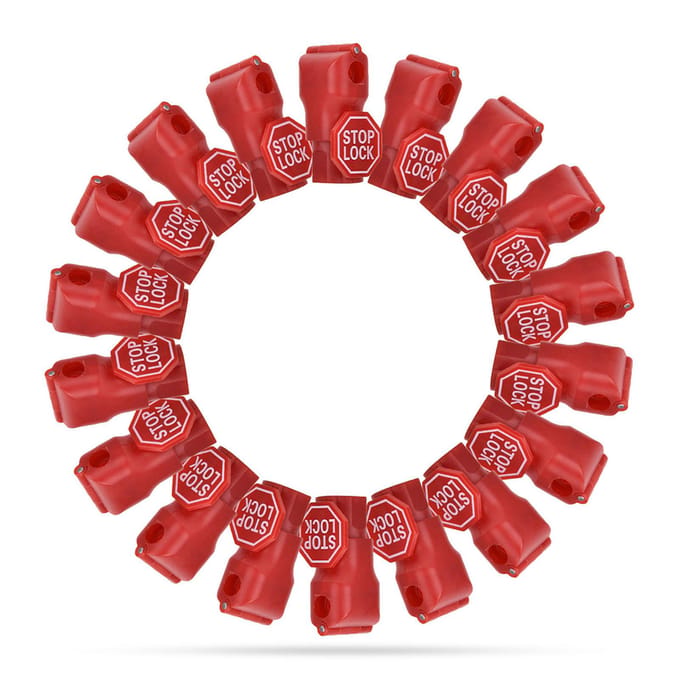 100 Stuks Supermarkt Haakslot Antidiefstal Display Schaphaak Slot Bevestigingsaccessoires 4,5 mm