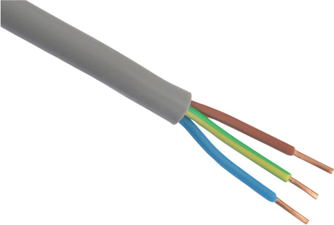 Buitenkabel - YMVK - DCA - 3 x 2.5 mmÃ‚Â² - 25 m - grijs