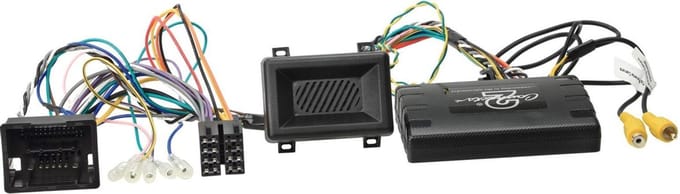 Stuurwiel bediening geschikt voor + Info Adapter geschikt voor Div.mod. Opel weergave van PDC/ Klimaatcontrol/ Stoelverwarming/ Video input