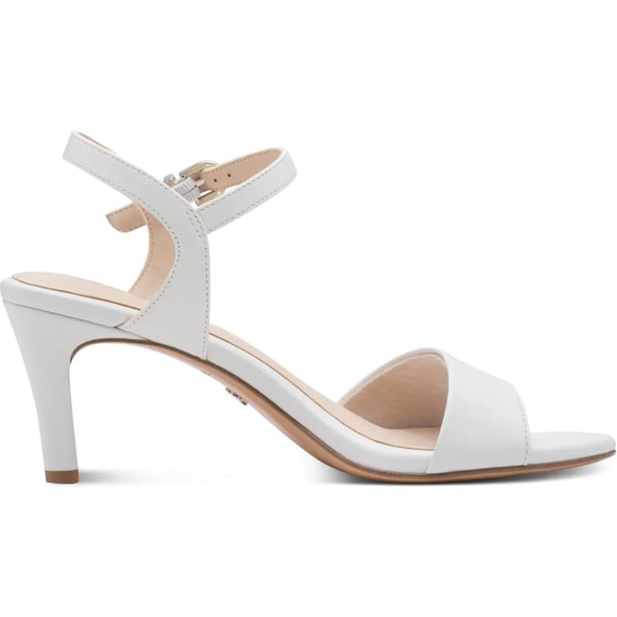 Tamaris Essentials Dames Sandalen - WHITE MATT - Maat 40