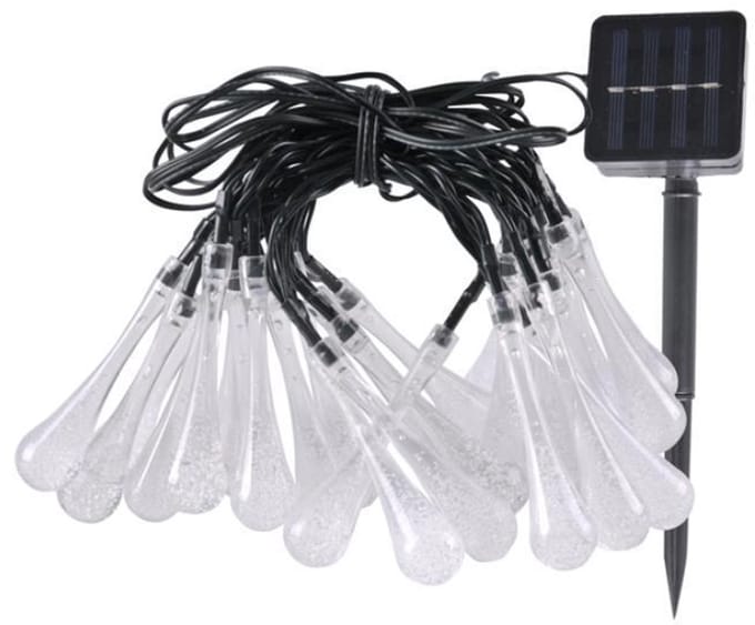 Goldlux ICE Serie - Solar LED Tuinverlichting - 4,9m - 30 Leds - IP44