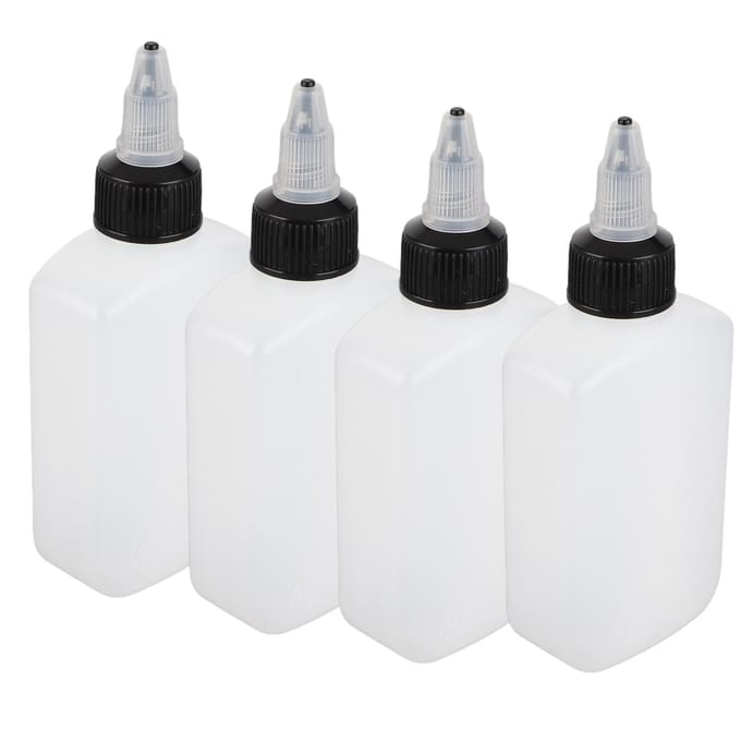 4 Stuks Kruidenfles 100ML Draagbaar Luchtdicht Herbruikbaar Doseerfles Olie Kruidenfles voor gray
