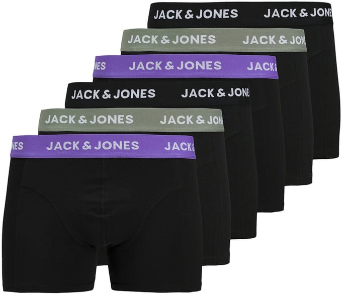 Jack & Jones Heren retro short / pant 6 pack Rob Solid
