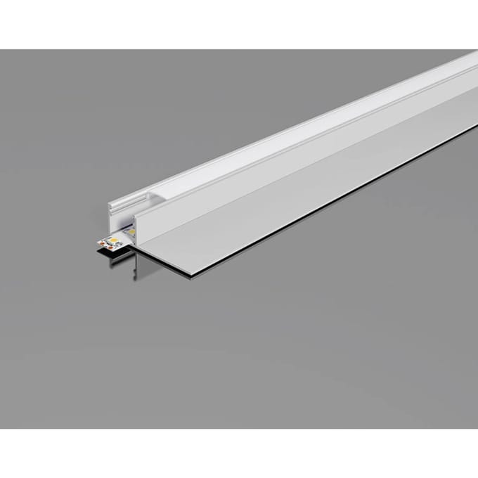 EVN droogbouwprofiel aluminium lengte 200cm breedte 4,7cm