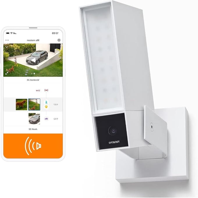 Buiten Camera - Slimme Beveiliging - Huis Bewaken - Met Sirene - 12 Watt - Wit