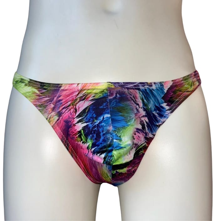 LekkerStout Slim Fit String - Multi Color - Sexy Herenondergoed | M | ( LS113 )
