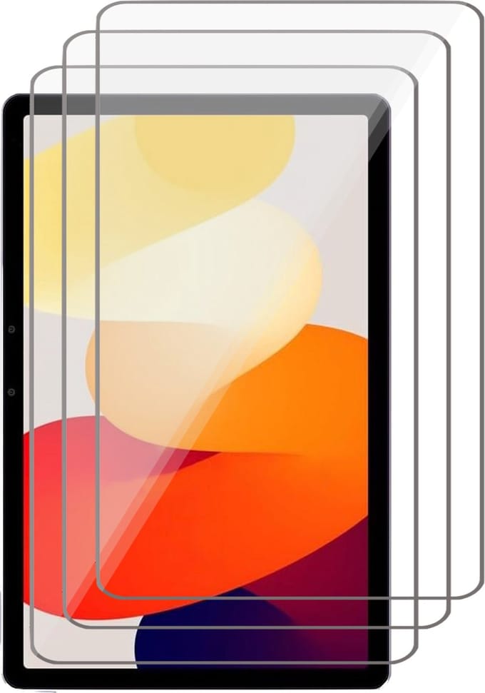Screenprotector geschikt voor Xiaomi Pad SE - 3x Gehard Glas Screen Protector GlassGuard