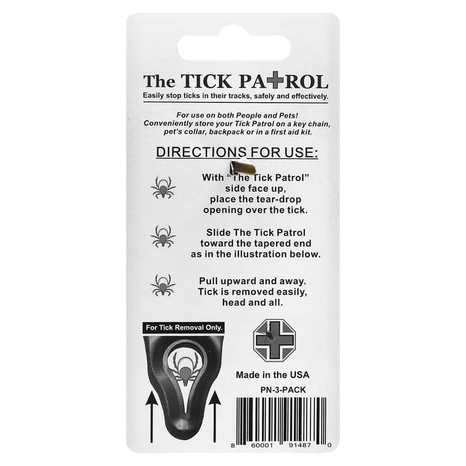 De Tick Patrol tekenverwijderaar, 3-pack blue