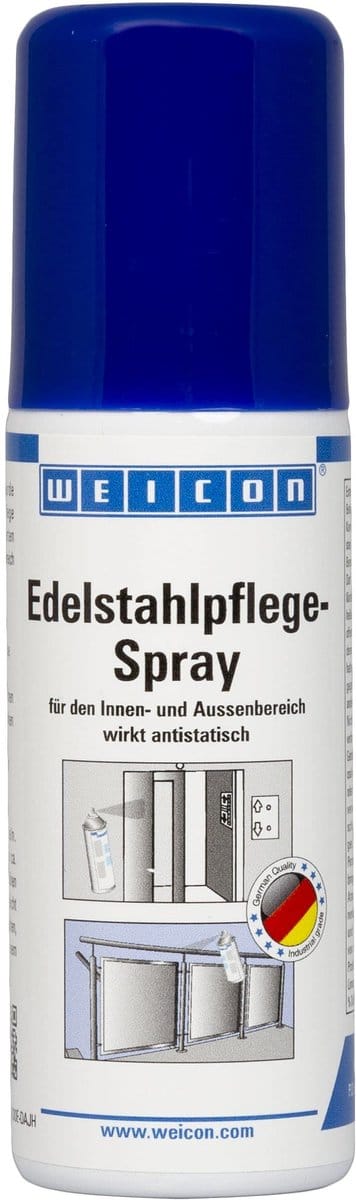 WEICON Roestvrijstaal Onderhoudsspray – 50 ml – Transparant – Antistatisch Mat