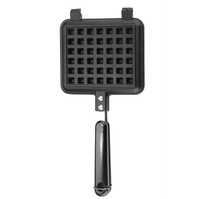 Huishoudelijke Keuken Gas NOn Stick Wafelijzer Pan Vorm Vorm Persplaat Koken Bakgereedschap black