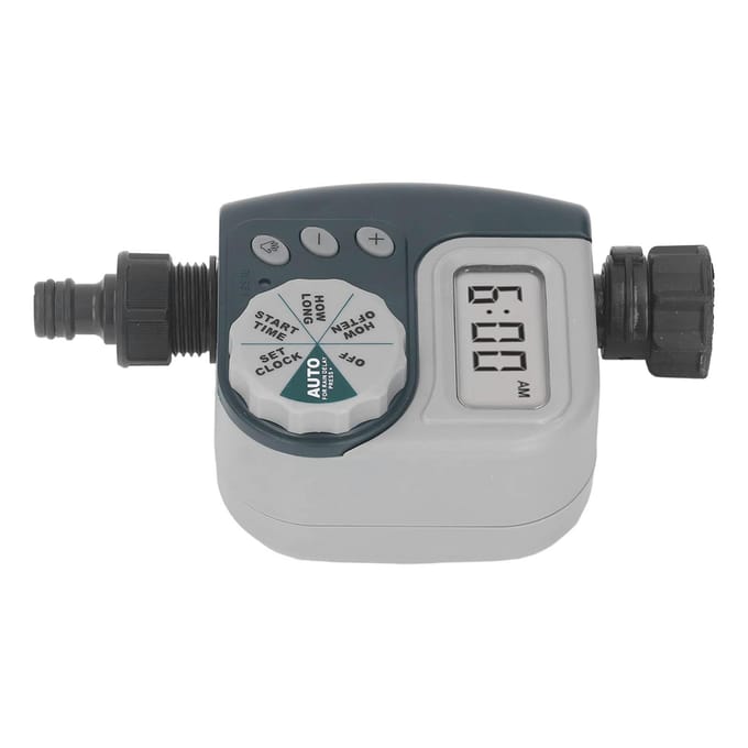 Sproeier Timer Groene Kraan Timer Programmeerbaar Automatisch Eenvoudige Bediening Besproeiingsapparatuur voor gray
