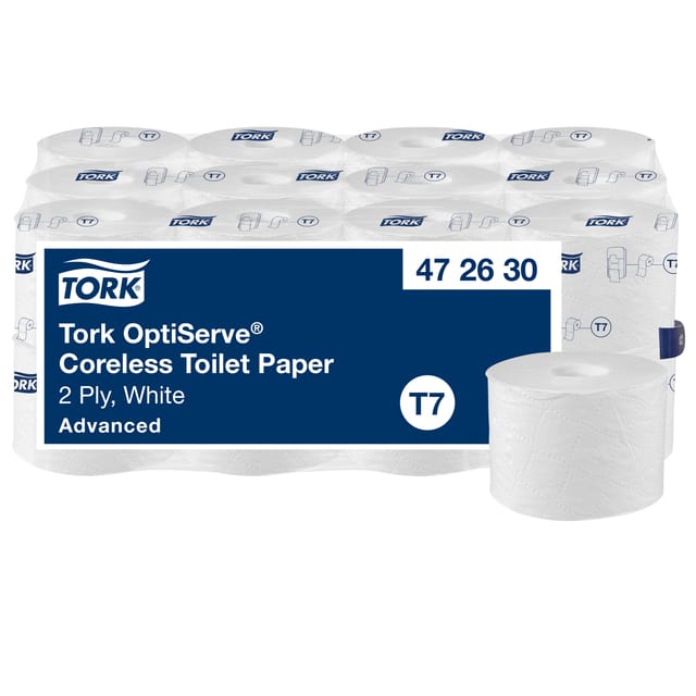 Tork 472630 OptiServe OptiCore Hulsloos Toiletpapier T7 Advanced 2-laags Wit (472630)