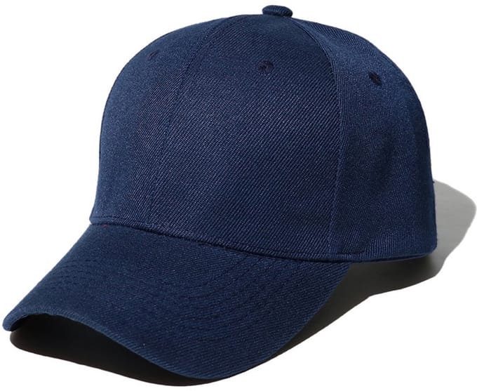 Baseball Cap Heren, Pet Dames, Verstelbaar, 55-60 CM, One Size, Polyester - Blauw