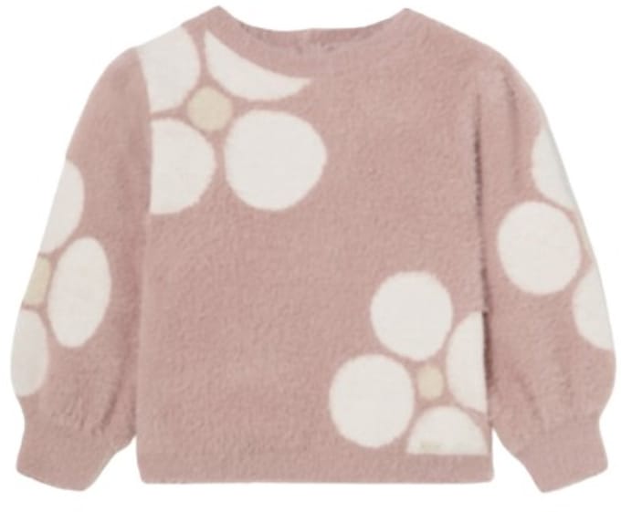 Mayoral fluffy trui met bloemen