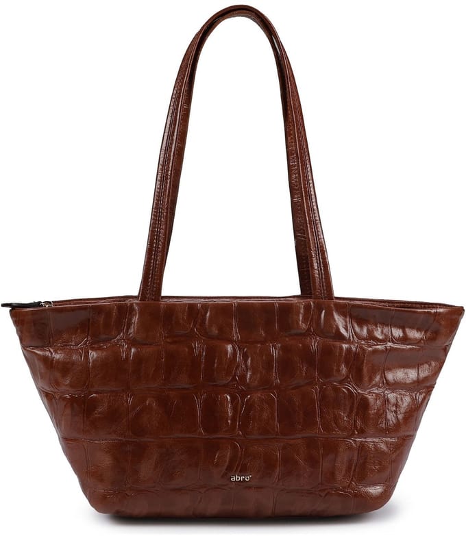 abro Alba Schoudertas Leder 26 cm - Dames - caramel-cognac