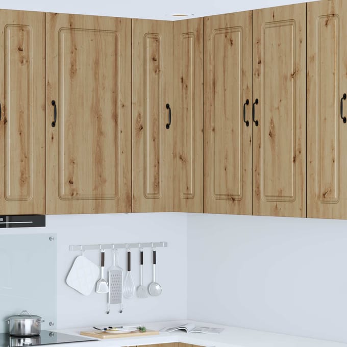 vidaXL - Vaatwasserpaneel - Kalmar - Artisan - Eiken - 57 - x - 57 - x - 100 - cm