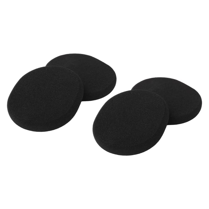 2 Paar Headset Oorkussens Vervanging Koptelefoon Oorkussen voor Logitech H800Zwart black