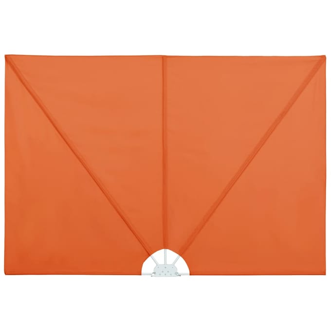 vidaXL - Terrasscherm - inklapbaar - 400x200 - cm - terracottakleurig