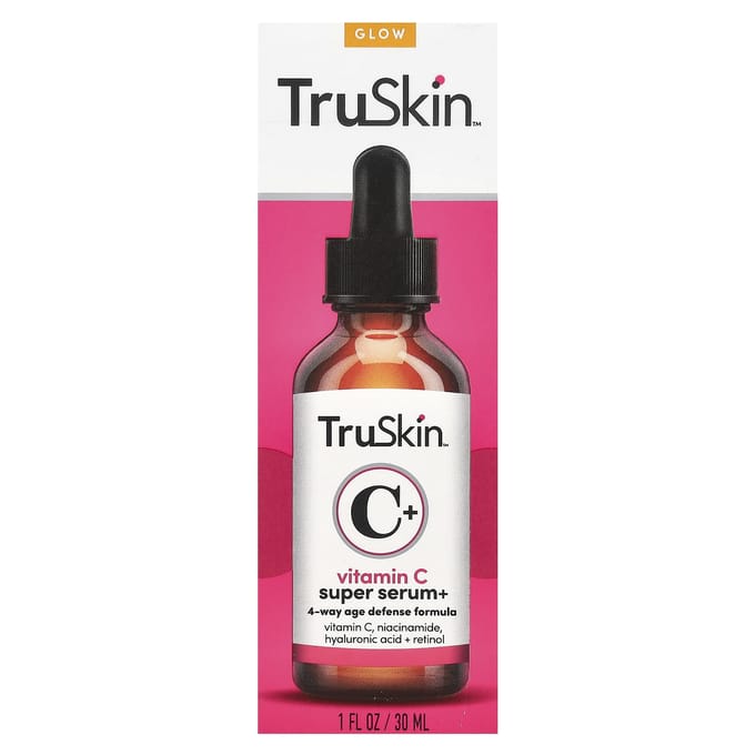 TruSkin, Vitamin C Super Serum+, 30ml (1fl oz) brown