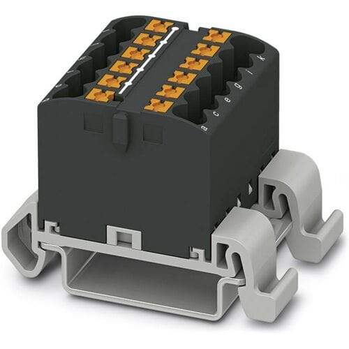 Phoenix Contact 3273168 Verdeelblok 31.2 mm Spanveer Zwart 8 stuk(s)