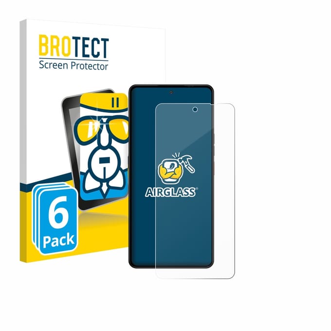Screenprotector 6 Stuks voor Gigaset GS6 Beschermglas transparant
