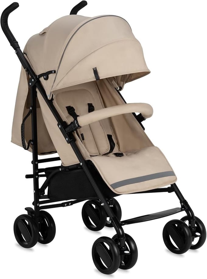 Lichte Kinderbuggy Vanaf 6 Maanden met Regenhoes en Insectennet - Compact Inklapbaar