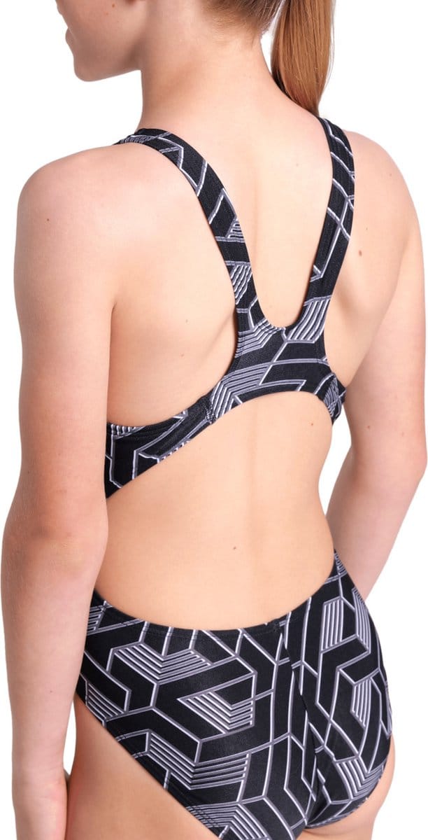 Arena Meisjes Badpak Escape Swim Tech L Team Zwart