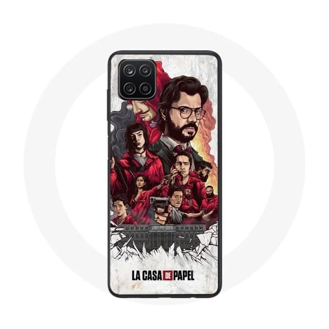 Coque Samsung Galaxy A12 La Casa De Papel affiche art