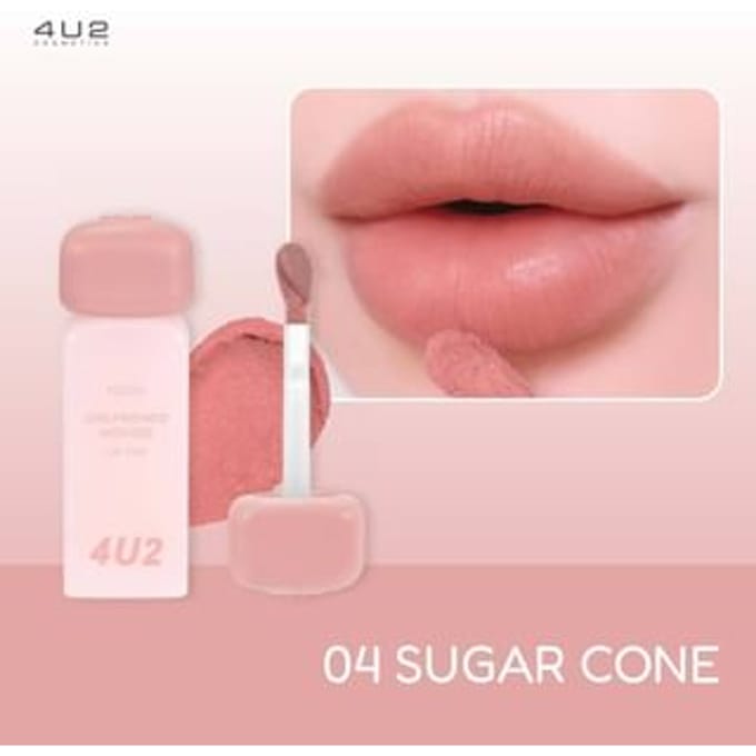 4U2 - Girlfriends' Mousse Lip Tint 04 Sugar Cone