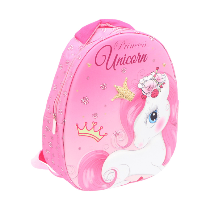 Unicorn 3D Rugzak Eivormig - Schooltas - Polyester - Roze