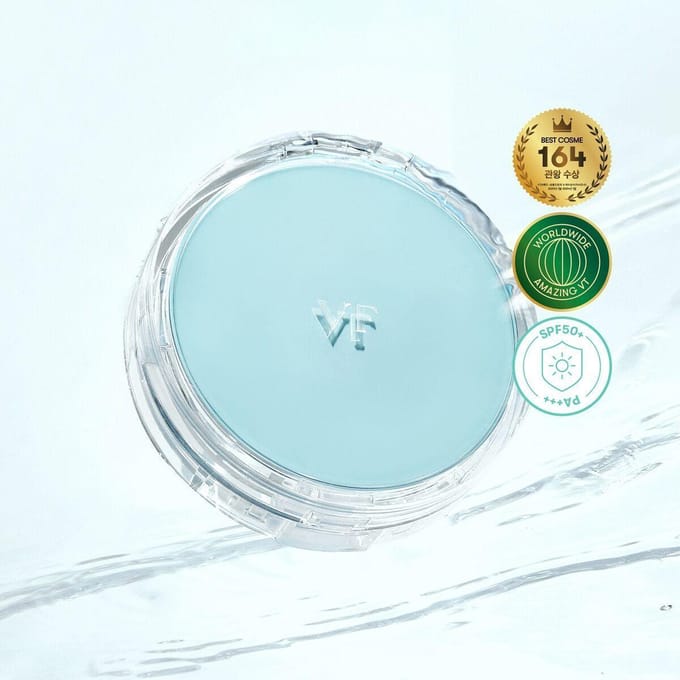 VT Cosmetics PDRN Essence Glow Sun Pact 10g SPF50+ PA+++ PDRN Essence Glow Sun 10g white