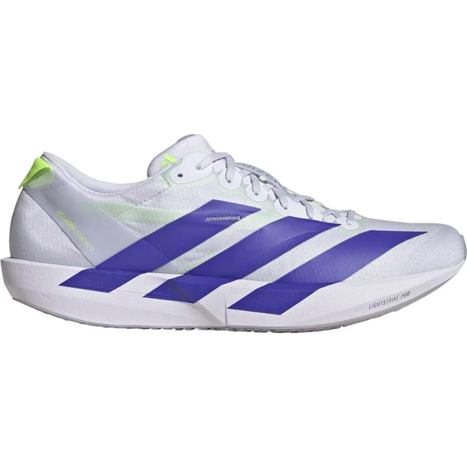 Adidas Adizero Adios 9 Sneakers Heren - Paars - Maat 46 - Mesh/Synthetisch