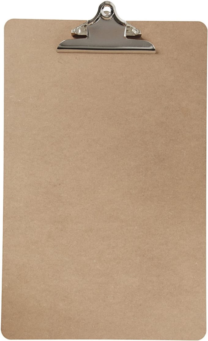 Klembord, A3, afm 30x47x0,3 cm, 1 stuk