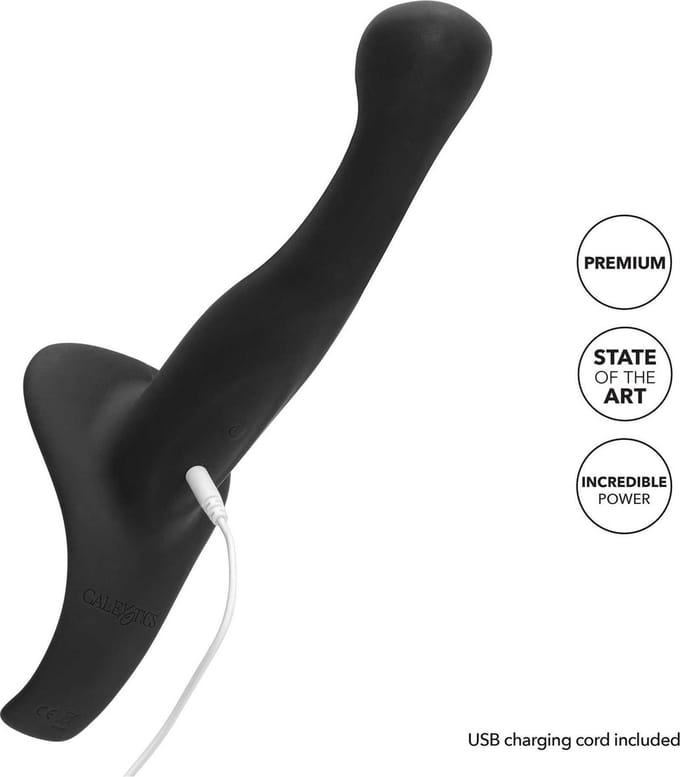 CalExotics - The Royal Vibrating Set - Strap On Harness Grijs