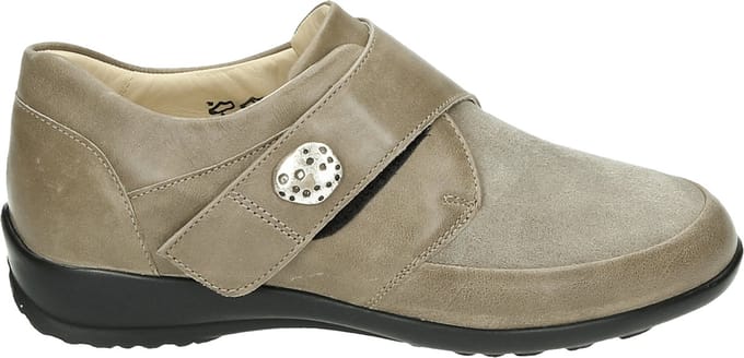 Actiflex - 89095 - Dames veterschoenen - Kleur: Wit/beige - Maat: 38