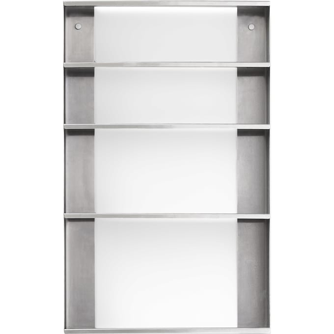 Form&Refine - Tapse wandplank - zilver