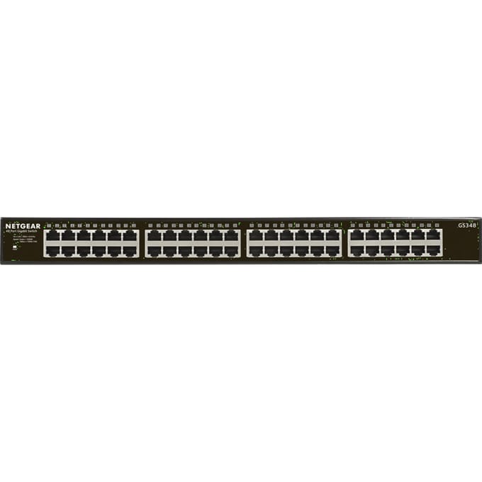 Netgear GS348 48-Port Gigabit Ethernet Unmanaged Essentials Switch