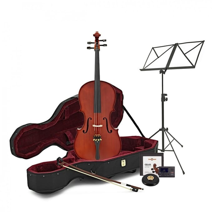 Student Plus 1/4 Cello met Koffer + Beginnerspakket