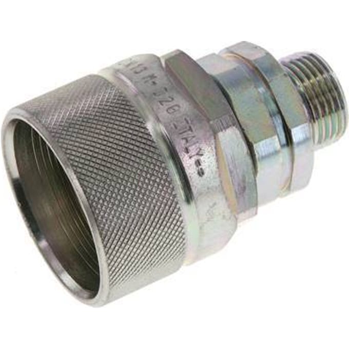Stalen DN 12.5 Hydraulische Koppeling Insteeknippel 12 mm S Knelring ISO 14541/8434-1 D M36 x 2