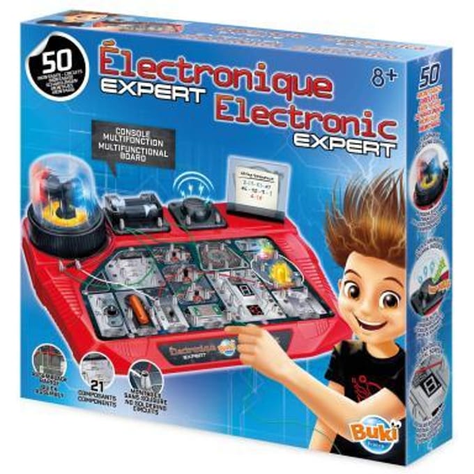 Buki - Electronica set expert - Experimenteren - Electronica - Techniek - Electriciteit - Educatief speelgoed