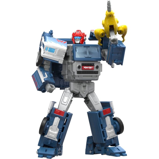 Stranger Things x Transformers Freakwency & 8-Trax Figures