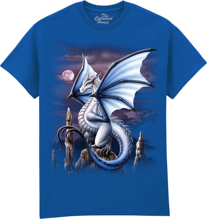 Draak Violet Dragon The Coloured House T-shirt M